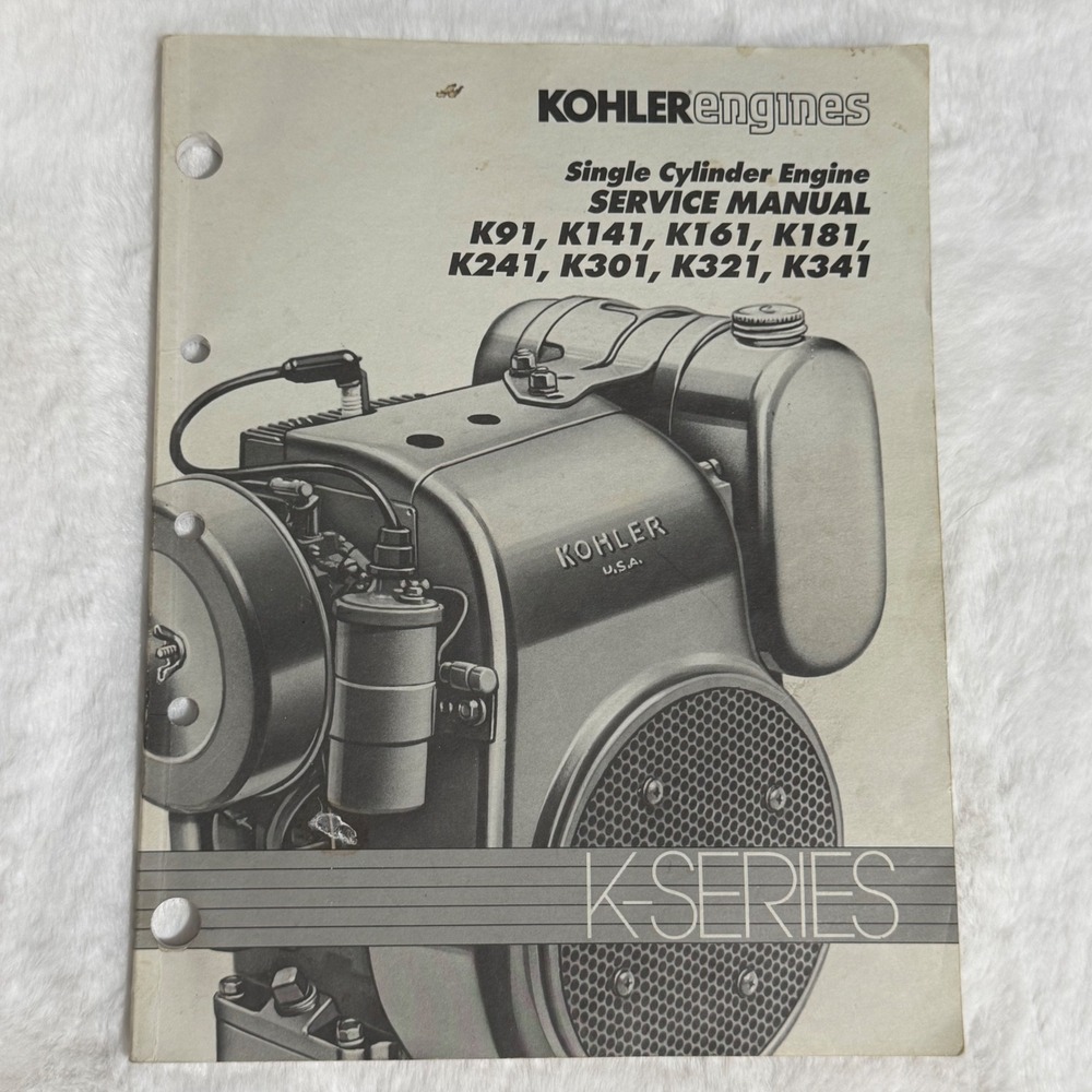 Kohler K-Series Engine Service Manual K91 K161 K181 K241 K301 K321 K341 TP-2379